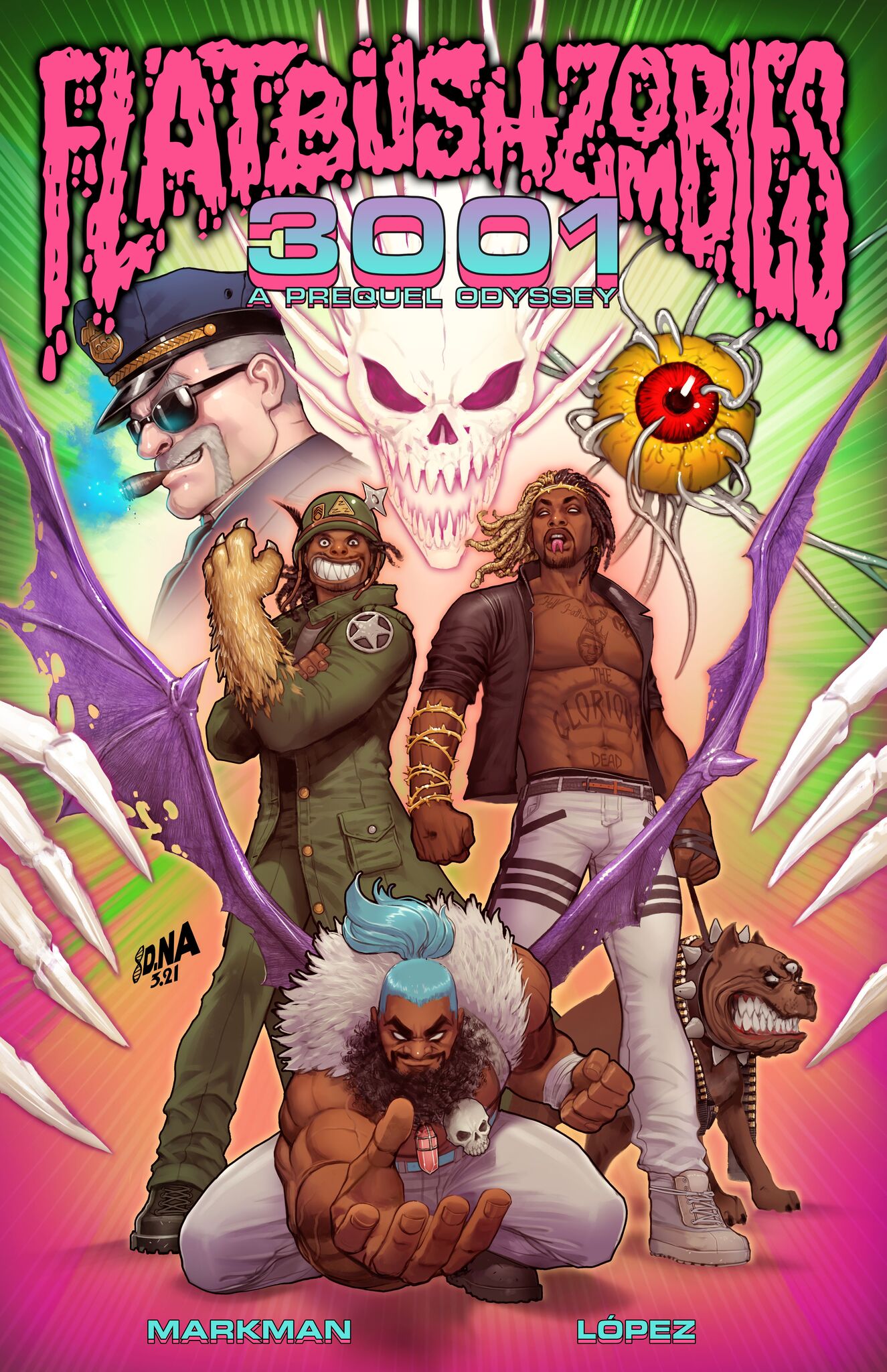 Cover image for Flatbush Zombies - 3001: A Prequel Odyssey ISBN 9798886561739